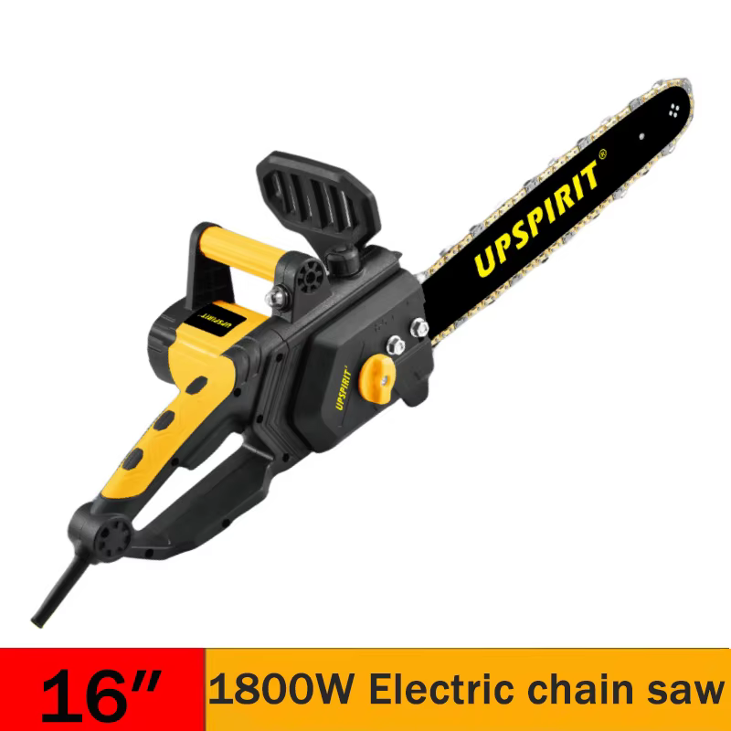 Scie à chaîne électrique 16 pouces, 1800W, Machine de découpe, 220V, pour le travail du bois, outil