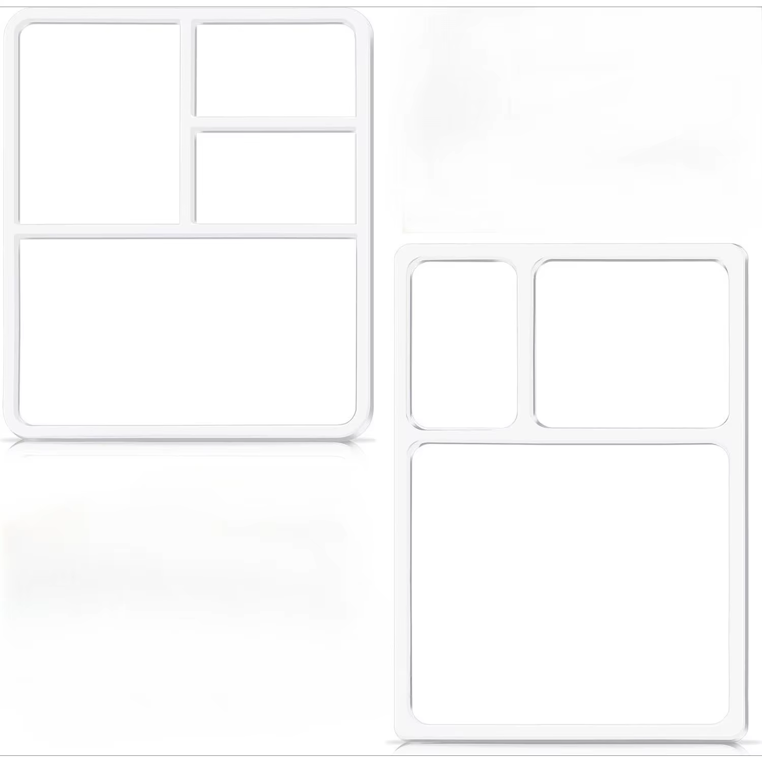Modèles de routeur de plateau en acrylique pour le travail du bois, Guide de traçage d'outils d'arti