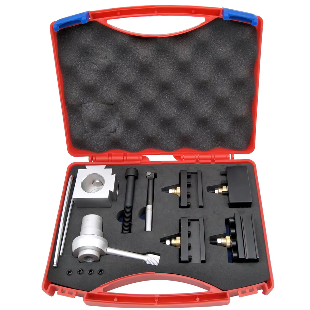 Mini outil de changement rapide, porte-outil de tour, porte-coupe-poteau, kit de vis, barre d'alésag