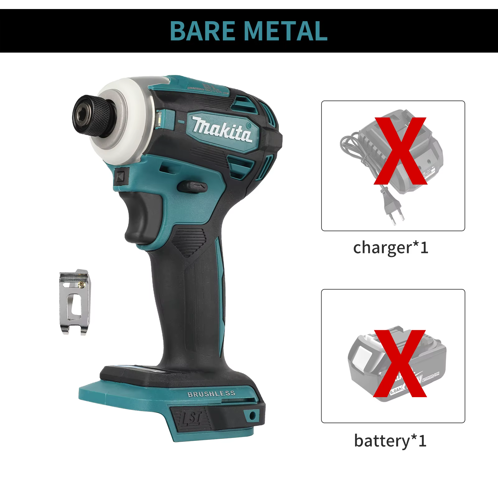 Perceuse sans fil Makita DTD172, perceuse à batterie, visseuse sans balais 18V, visseuse à percussio