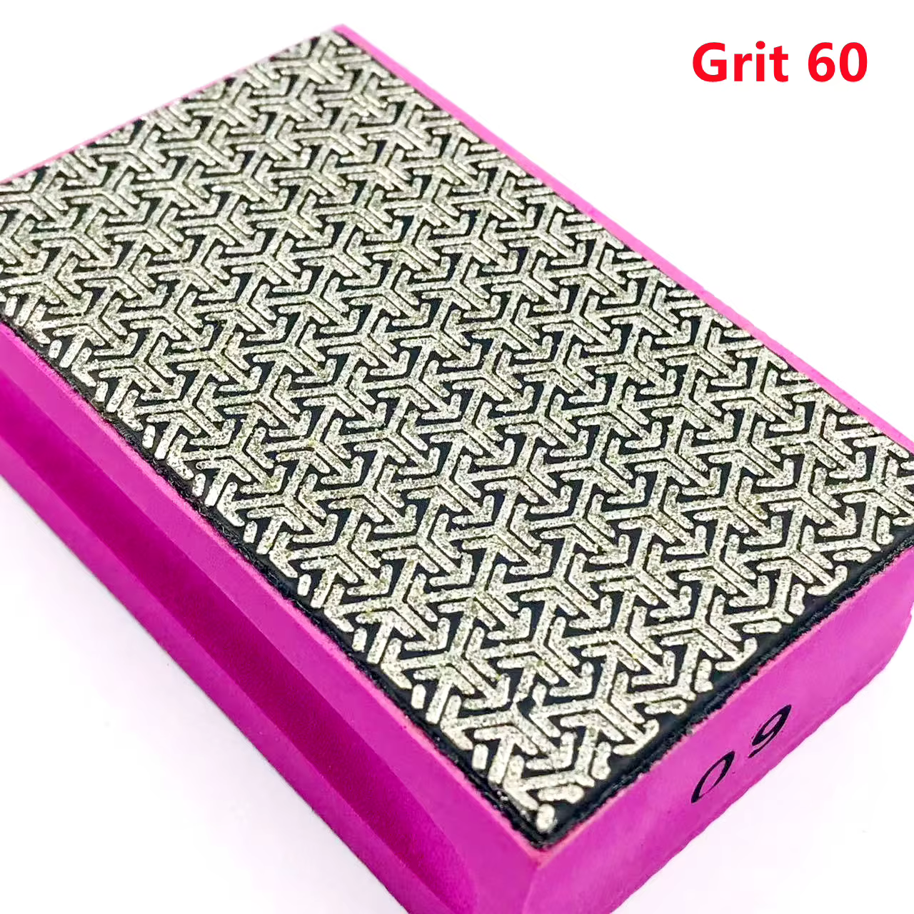 Bloc de tampon manuel pour polissage diamant, 1 à 4 pièces, 60 # 100 # 200 # 400 #   Pour carreaux d