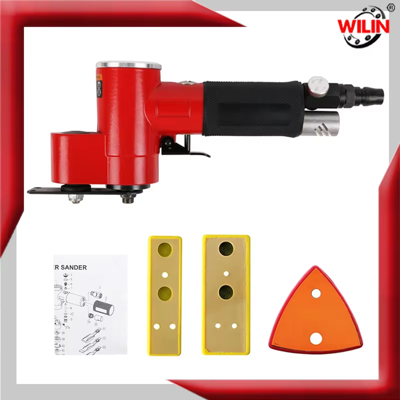 Ponceuse pneumatique à prix de gros 15000 tr/min, ponceuse orbitale aléatoire triangulaire pour le p