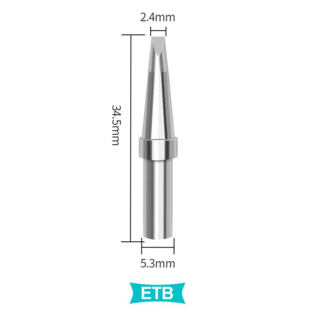 Weller ET pointes de fer à souder ETP ETS ETR ETKN pointe de soudure de remplacement pour Weller WES