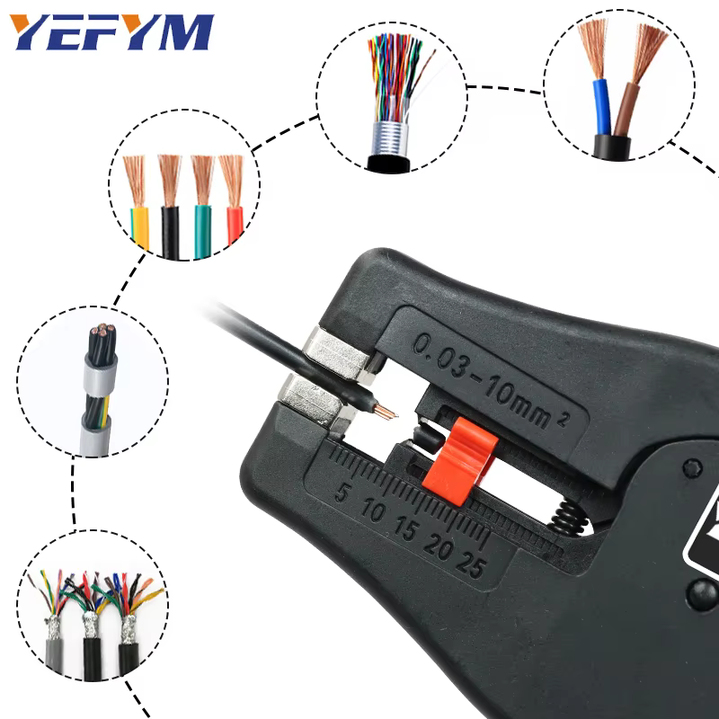 Pince à dénuder automatique et pince à YE-D10 2 en 1, outils de réparation électrique 0.03-10mm2/32-