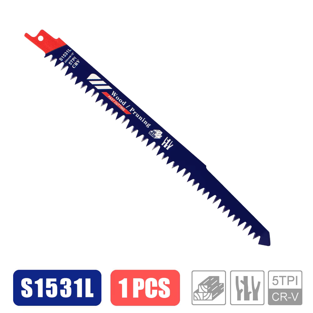 CMCP 1/2/5 pièces 240mm HCS lames de scie alternative S1531L pour le travail du bois lames de scie s