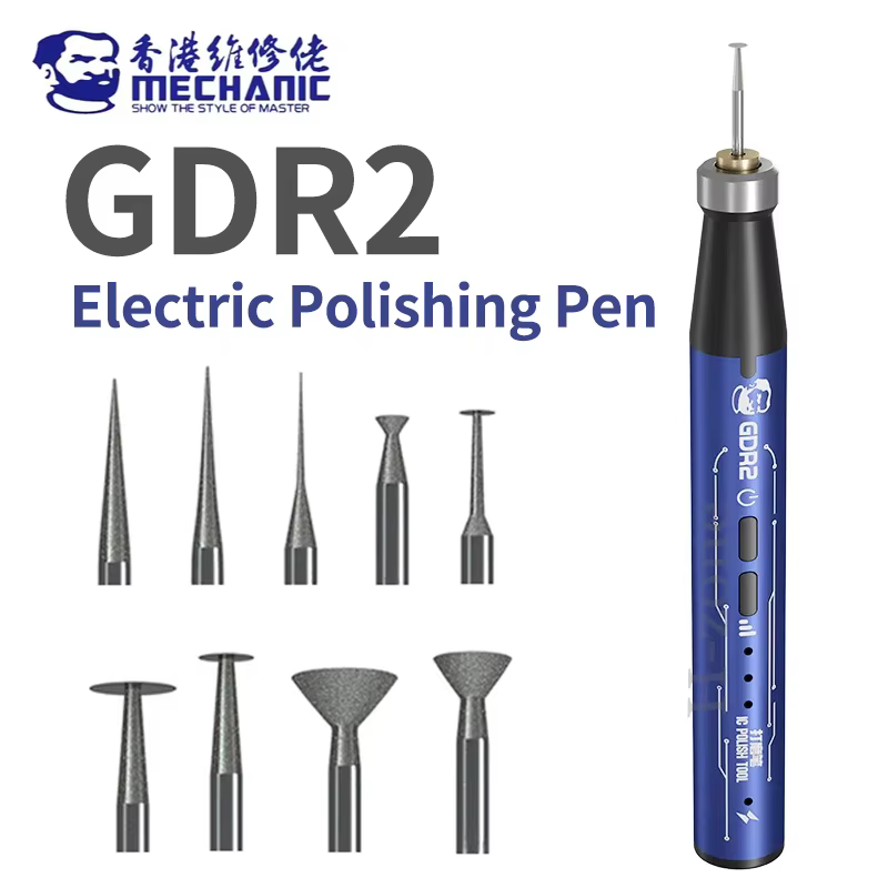 Stylo de polissage électrique multifonction mécanique GDR2, pour la réparation de téléphones portabl