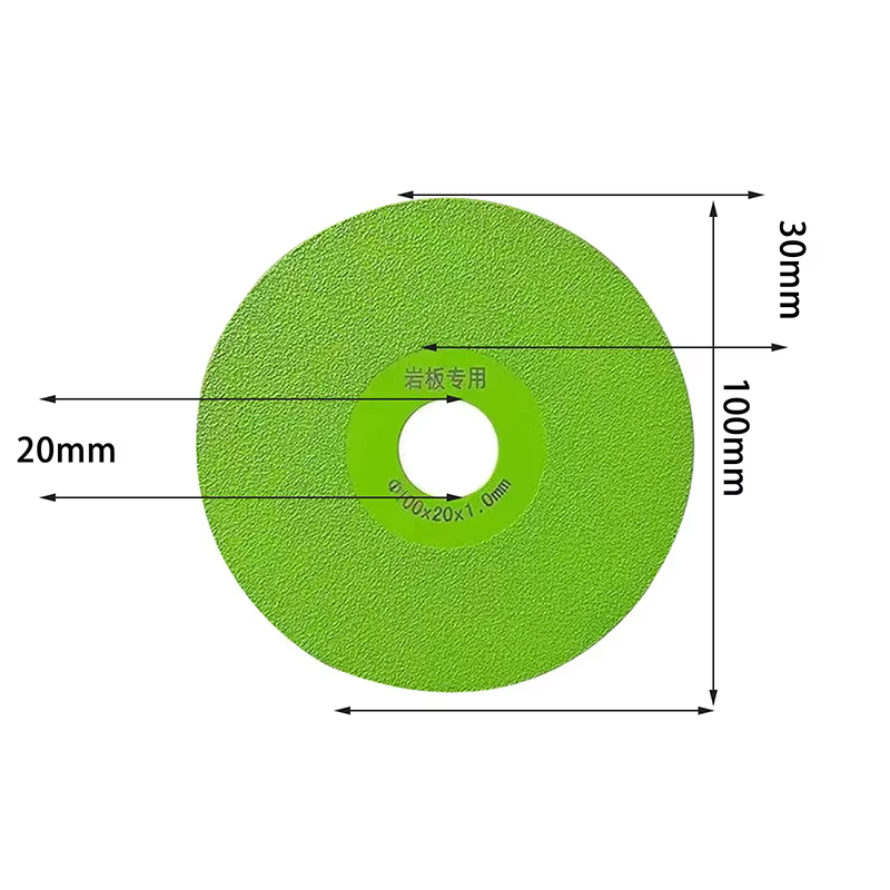 Nouveau disque de coupe diamanté super fin de 100 mm, lame de meuleuse d'angle de 4 pouces pour carr