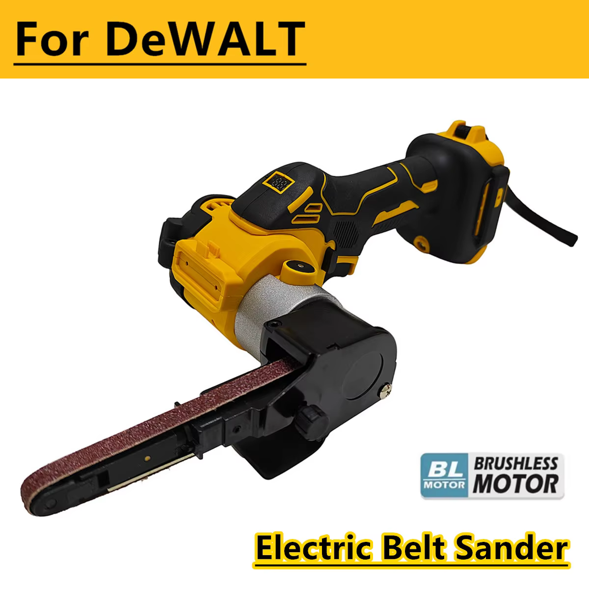 Ponceuse à bande électrique sans fil DEWALT 20V, mini ponceuse-polisseuse sans balais, outils électr
