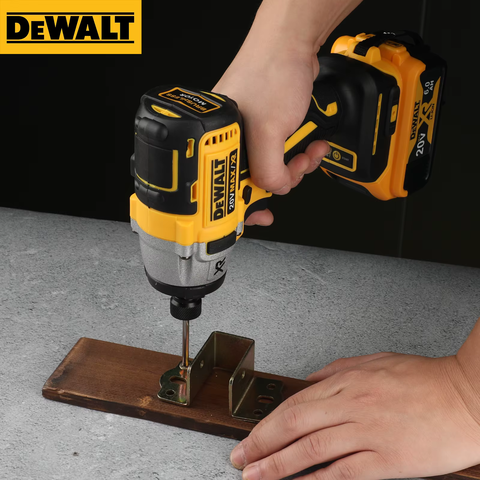 Perceuse à percussion sans balais Dewalt, DCF887 205N. Tournevis sans fil M, batterie Dewalt 20V