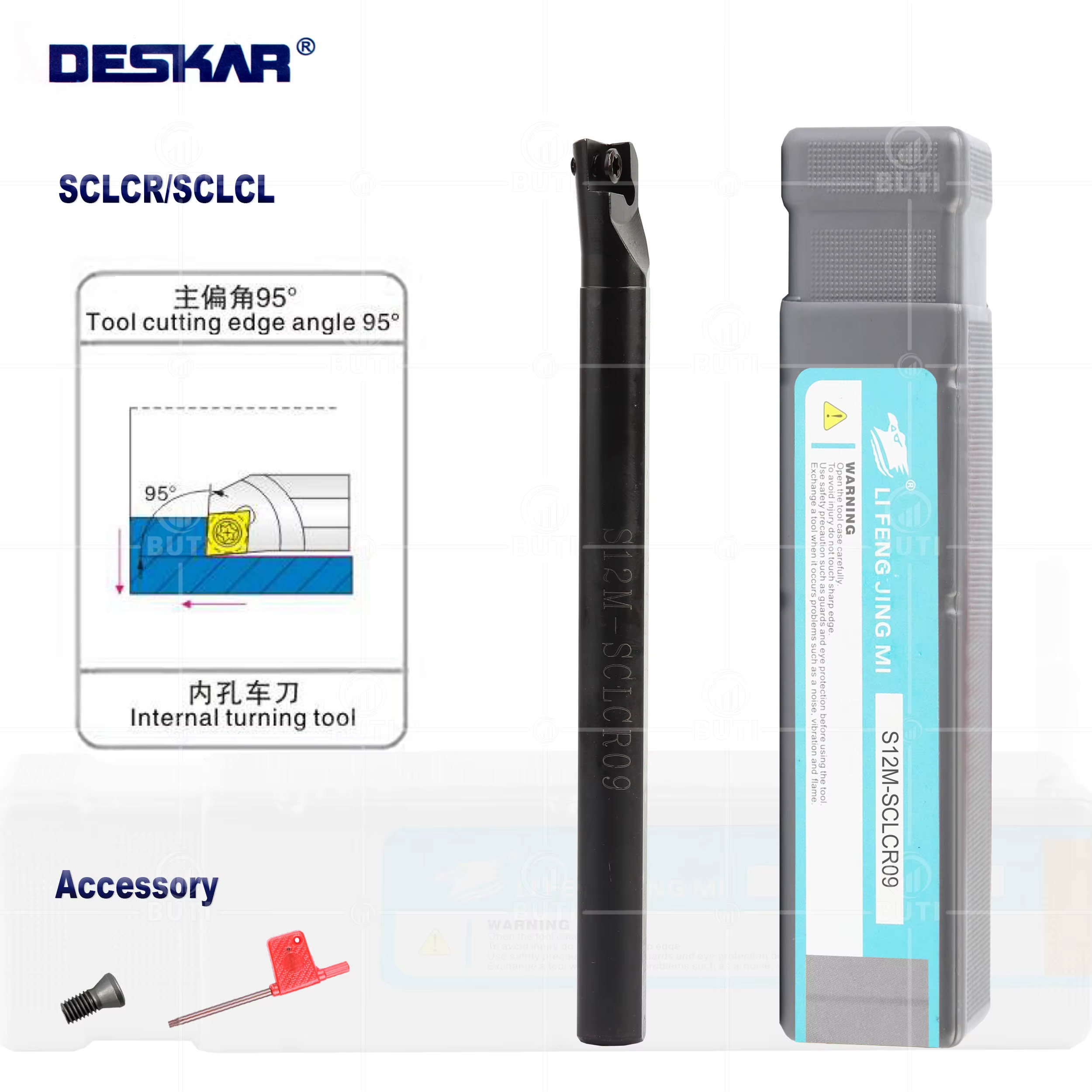 DESKAR 100% Original SCLCR SCLCL porte-outils internes S06K S07K S08K S10K S12M S16Q-SCLCR06 tonnell