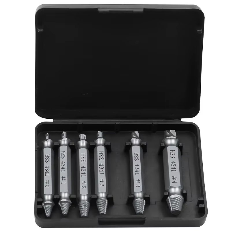 Jeu d'extracteur de vis endommagé, foret HSS, dissolvant cassé dénudé, petit Kit de retrait facile e