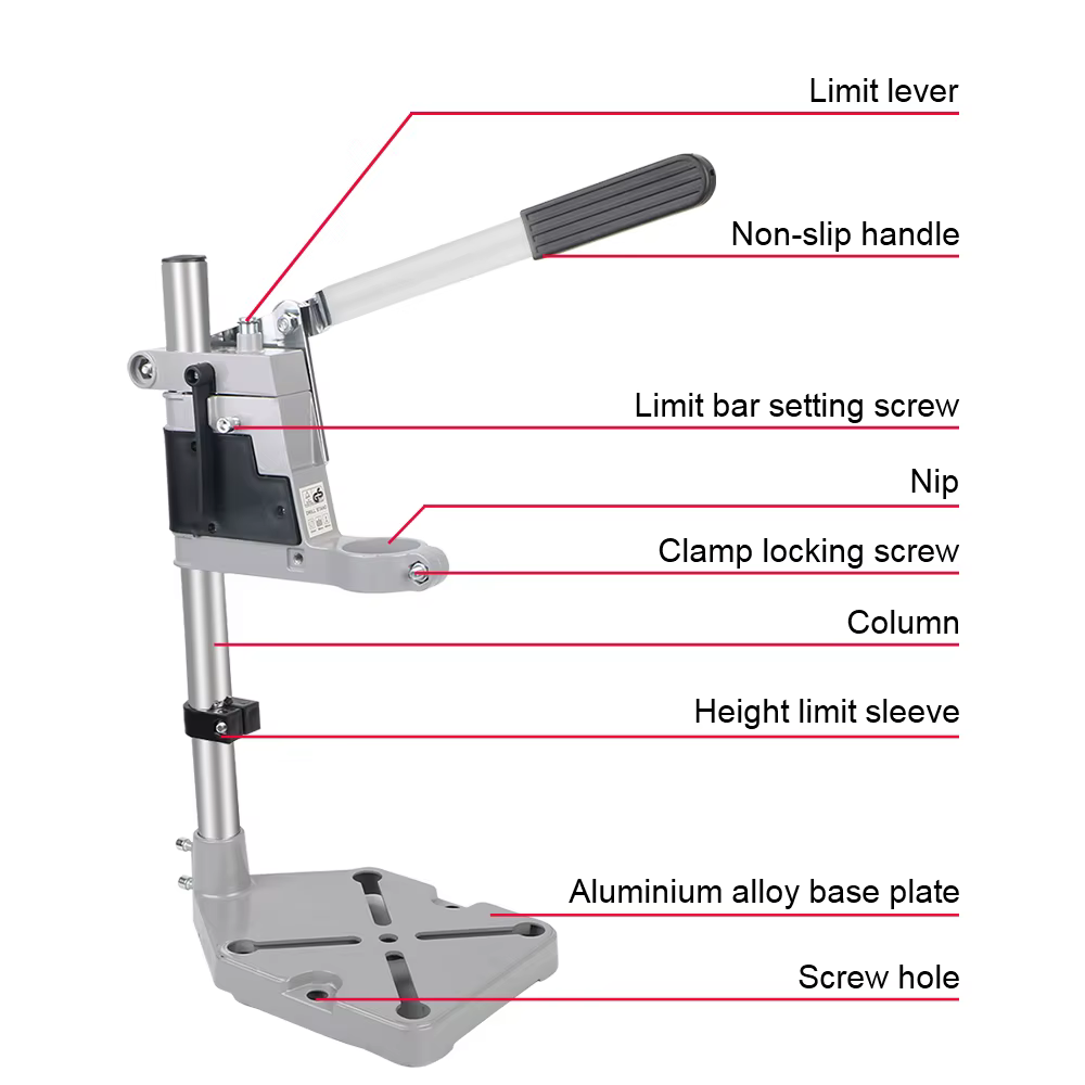 Support de perceuse électrique 400mm, outil rotatif pour le travail du bois, support de perceuse, ac