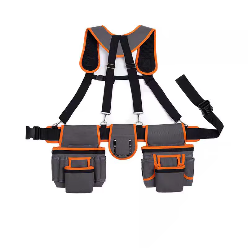 Sac à outils de type bandoulière avec ceinture, sac de rangement d'outils portable multifonctionnel