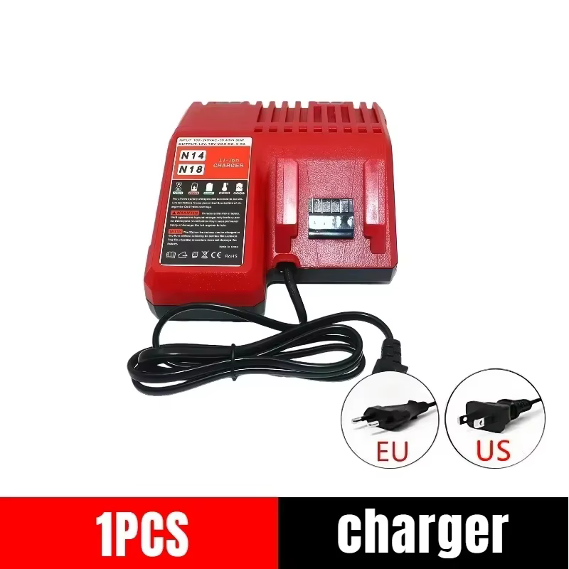 🔋 Batterie 100% originale pour Milwaukee 18V, 5ah/6ah/9ah, haute énergie, pour M18B5 48-11-2402 48-1