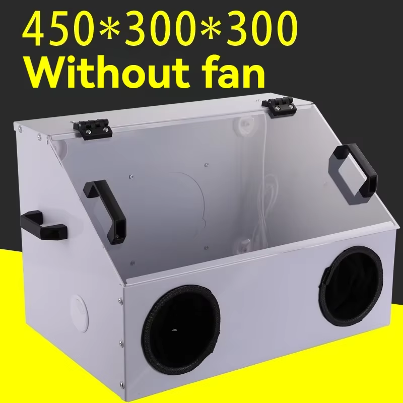 Boîte anti-poussière métallique monobloc pour machine de meulage de table, découpe, gravure et polis
