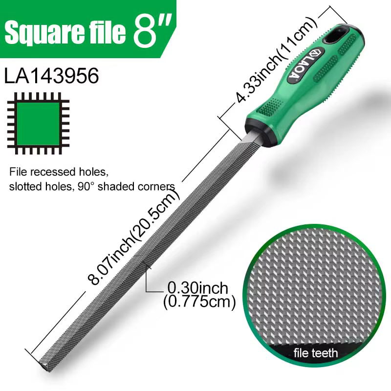 LAOA assortiment de fichiers ensemble 10 pièces outils à main de précision en acier à haute teneur e