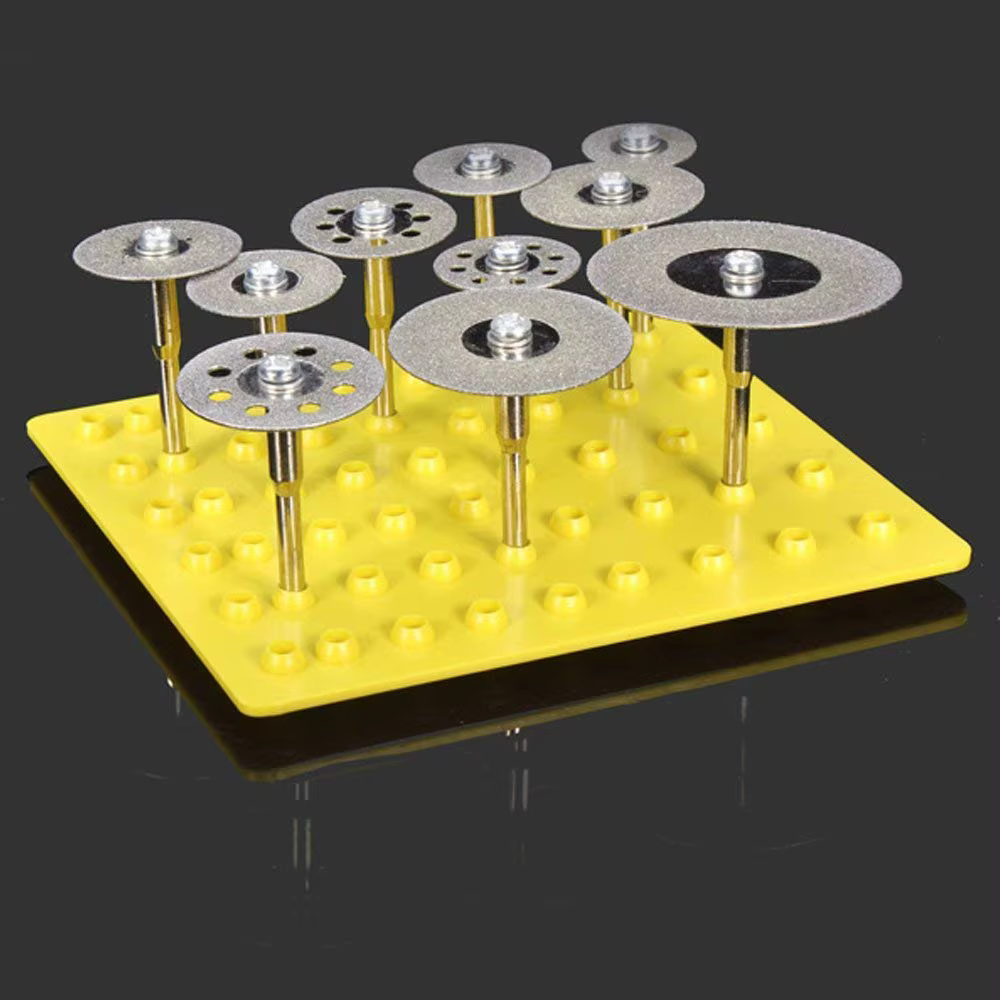 Disques de coupe diamantés, diamètre de tige 2.35mm/3mm/3.17mm, jeu de lames de roue de coupure pour