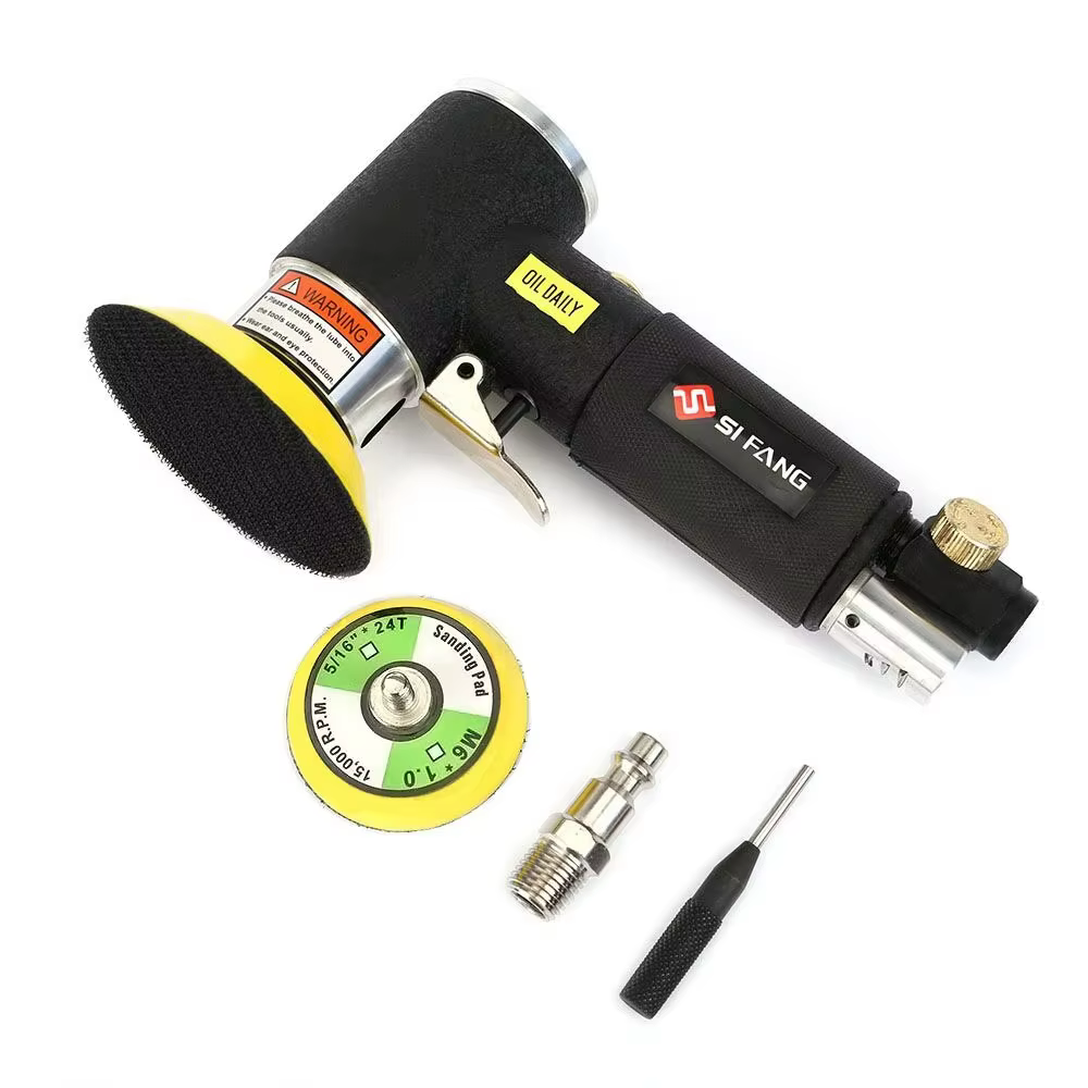 Ponceuse à Air orbitale Mini pneumatique 1 "/2"/3 ", ensemble de rectifieuse pour le polissage de vo