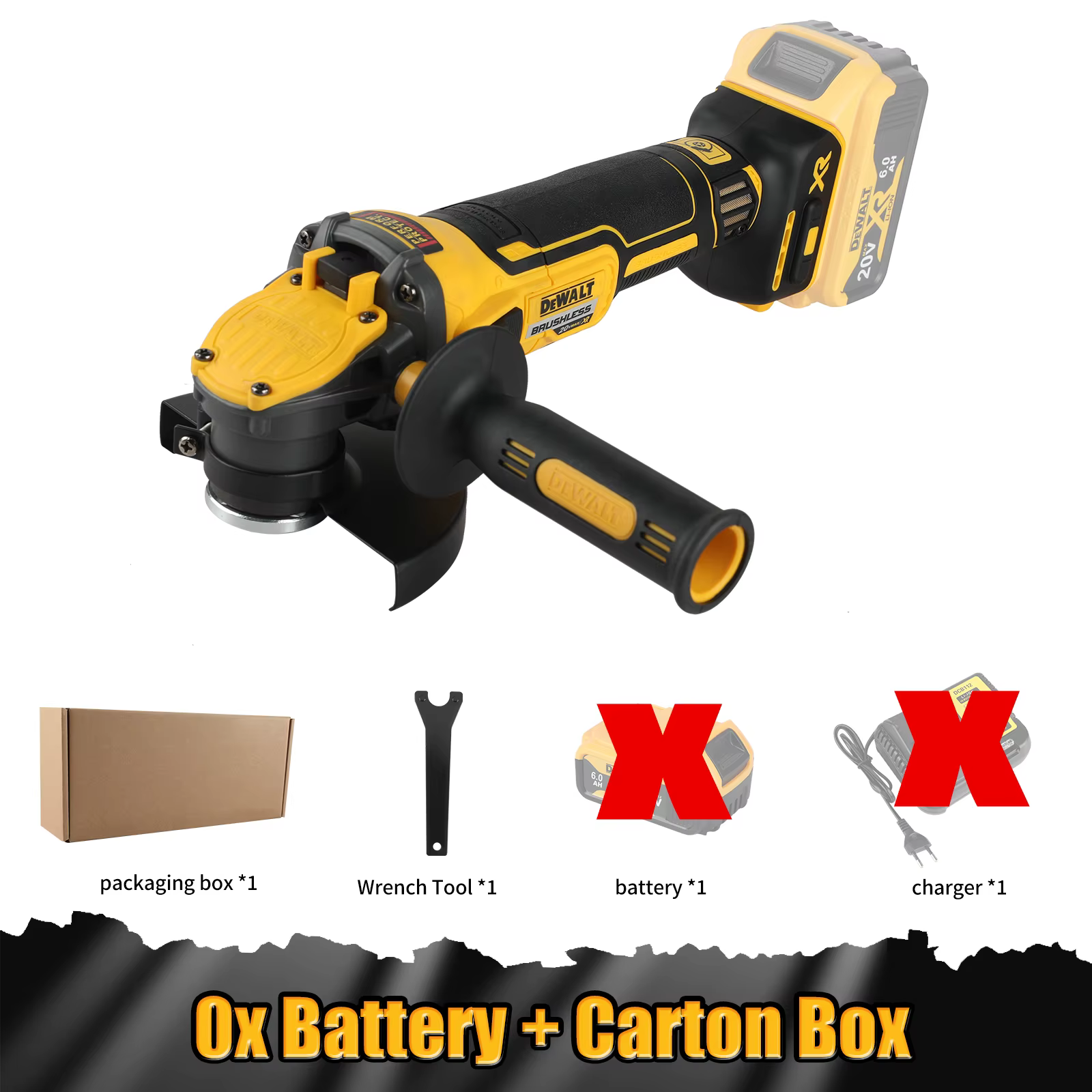 DEWALT-meuleuse d'angle DCG409, outil électrique sans fil sans balais 20V, machine de découpe, polis