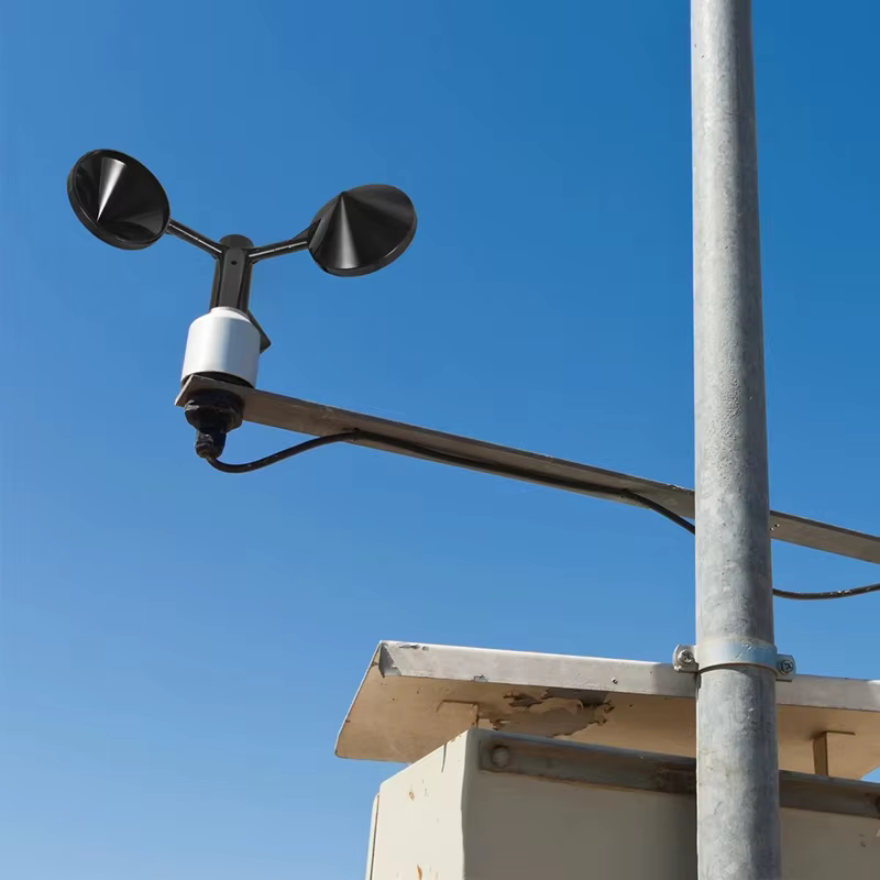 Anémomètre à 3 coupelles pour station météo - Capteur de surveillance de la vitesse du vent - Outil 