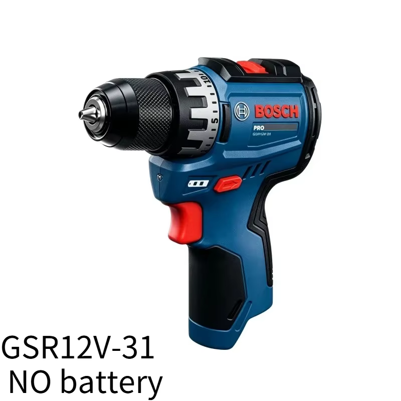 Perceuse-visseuse sans fil BOSCH GSR12V-31 12V, outil nu, compacte, électrique, sans fil