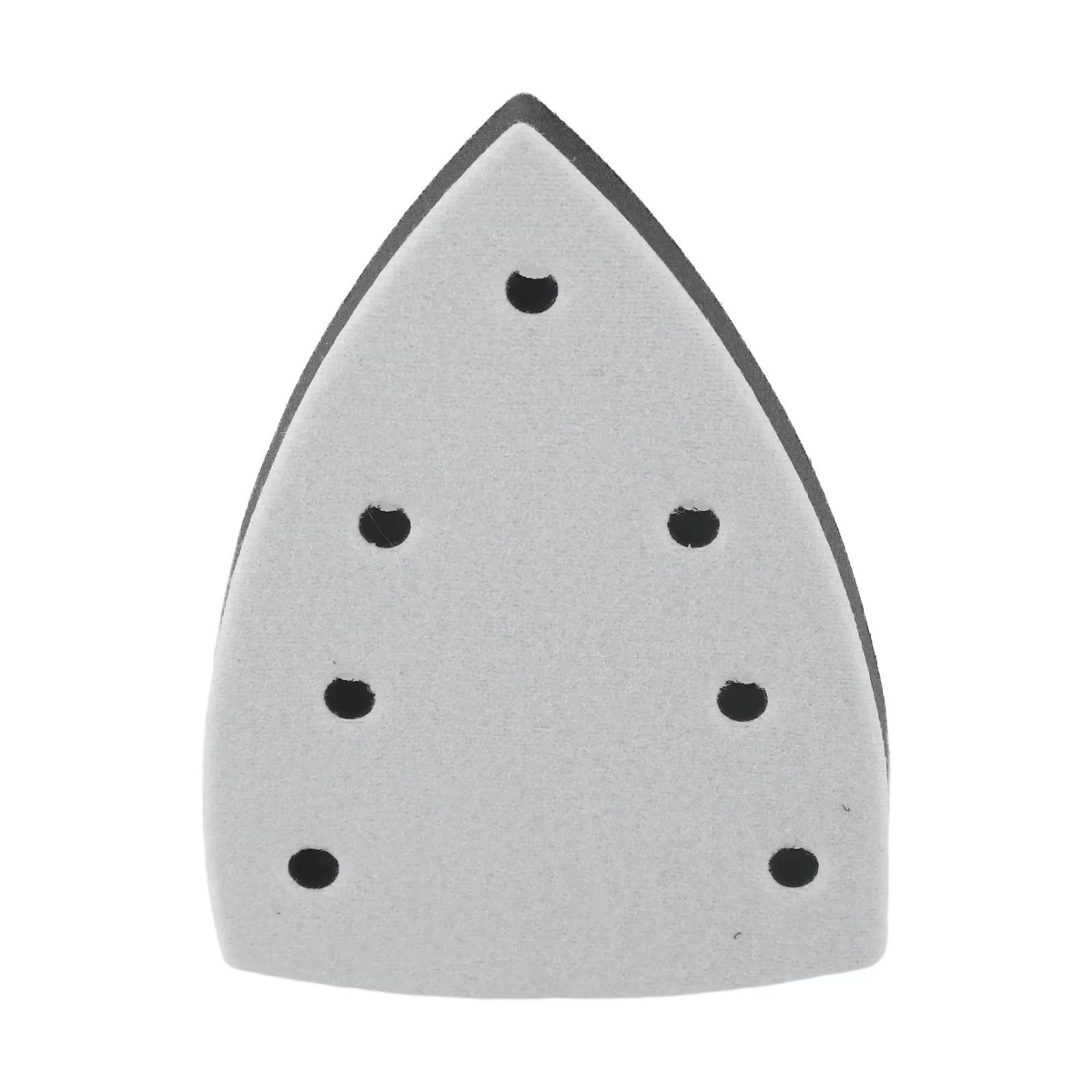 Tampons de ponçage triangulaires, plaque de secours, mousse PU, 7 trous, papier de verre, support po