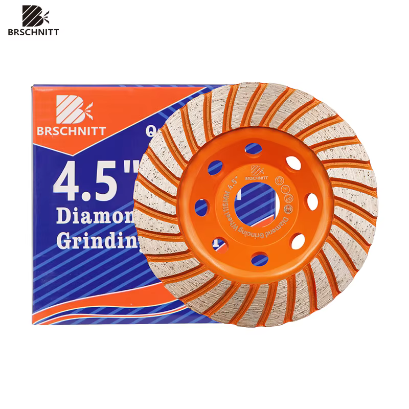 Disque de ponçage diamanté BRSCHNITT 115 mm pour meulage et polissage du béton, de la maçonnerie, du