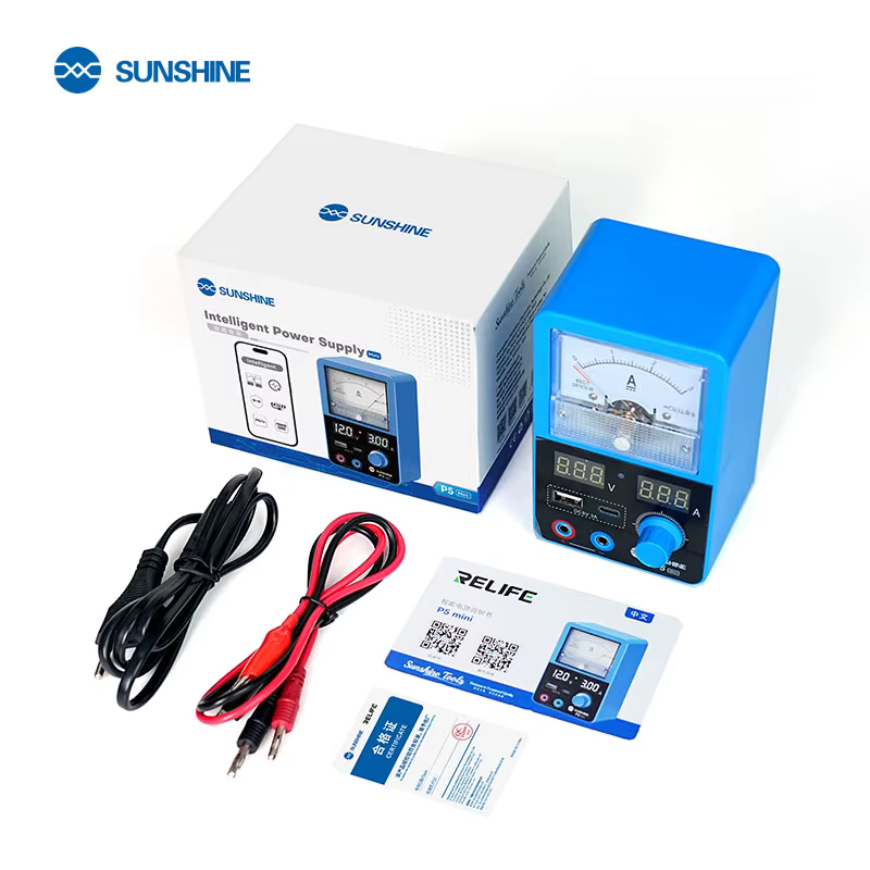 SUNSHINE P5 Mini alimentation intelligente 12V 3A avec Ports USB-A/C pour réparation d'appareils éle