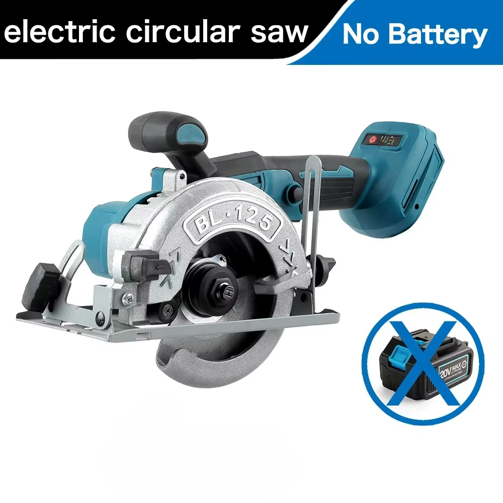 Scie circulaire électrique sans fil Makita 5 pouces, outil multifonctionnel pour couper le bois et l