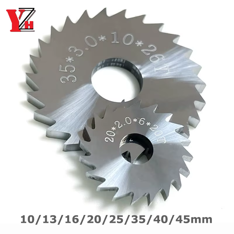 YZH lame de scie circulaire fraisage outil de coupe 10mm 13mm 16mm 20mm 25mm 40mm 45mm 50mm épaisseu