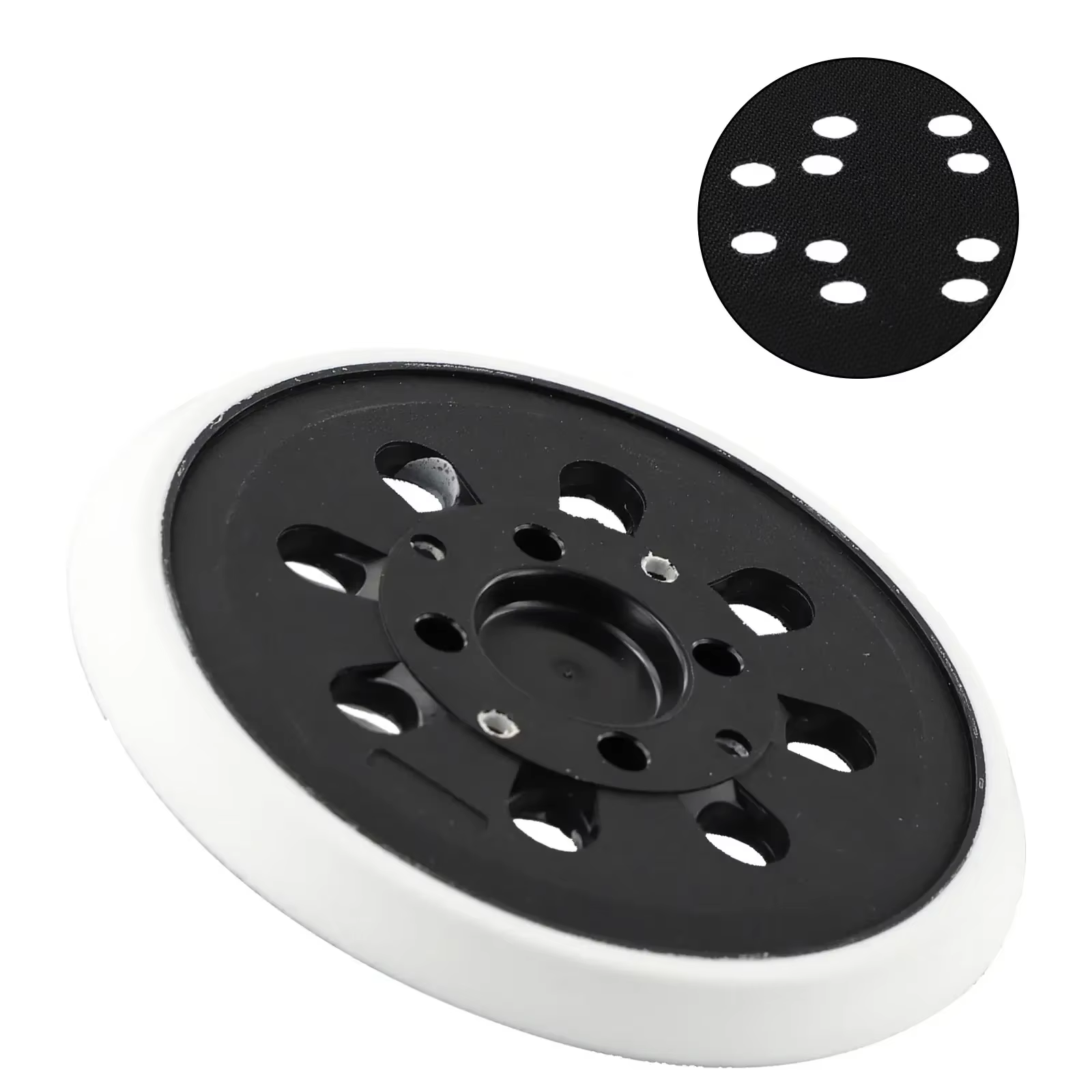 Tampon de support à crochet et boucle de 5 pouces, tampon de ponçage de 125mm pour Bosch PEX 300AE 4