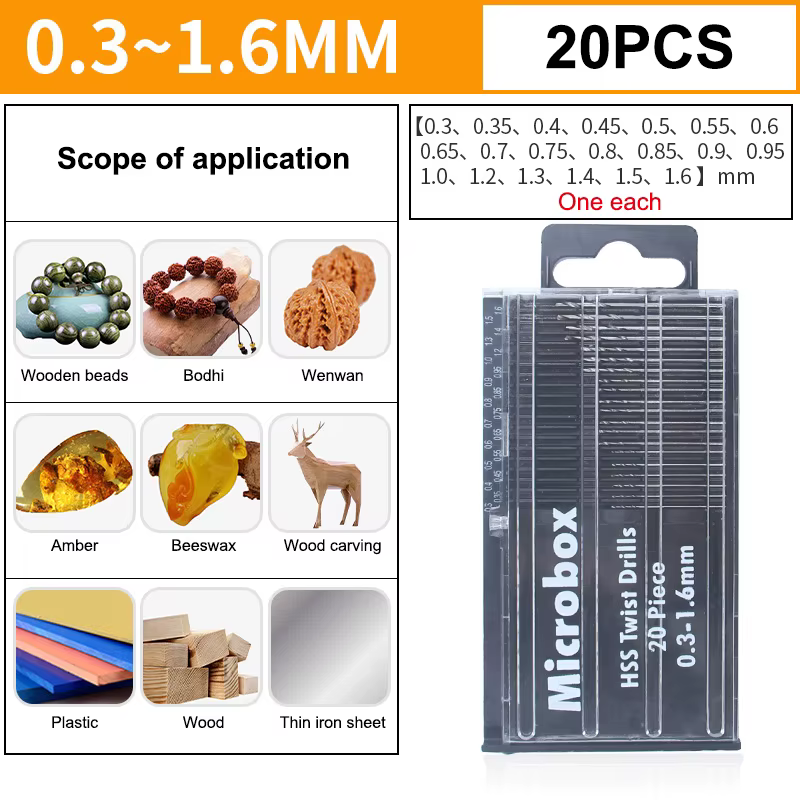 Kit d'outils de micro perçage pour le travail du bois et les circuits imprimés en PVC – Mini perceus
