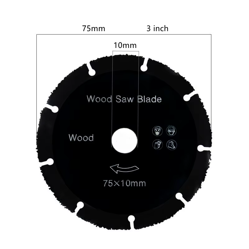 Lame de scie électrique 75mm, disque de coupe, outil rotatif, coupe-métal, outil électrique, coupe d