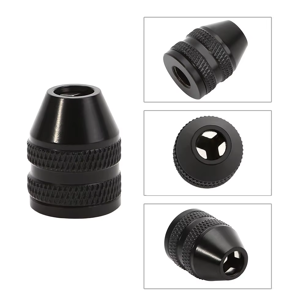 Adaptateur de pilote d'impact de tournevis de mandrin de perceuse sans clé 1/4 ''adaptateur de conve