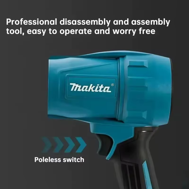 Souffleur à jet électrique portatif Makita 30000RPM sans balais haute puissance, turbo, pour neige, 