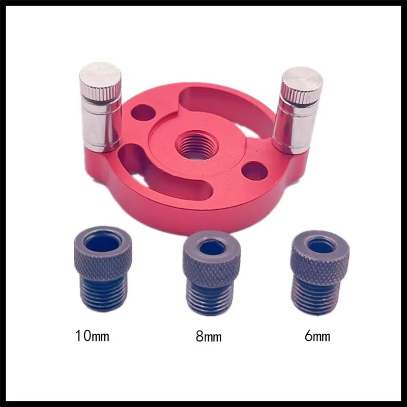 Gabarit de perçage vertical amélioré 3-10 mm, guide de perçage auto-centrant pour le travail du bois