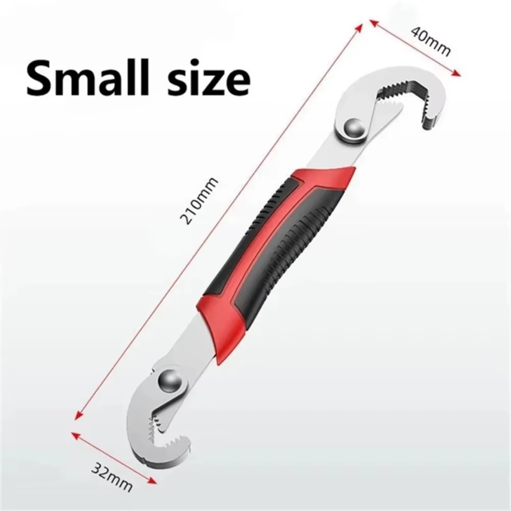 Clé à cliquet universelle multifonctionnelle, outils de réparation manuels pratiques avec ouverture 
