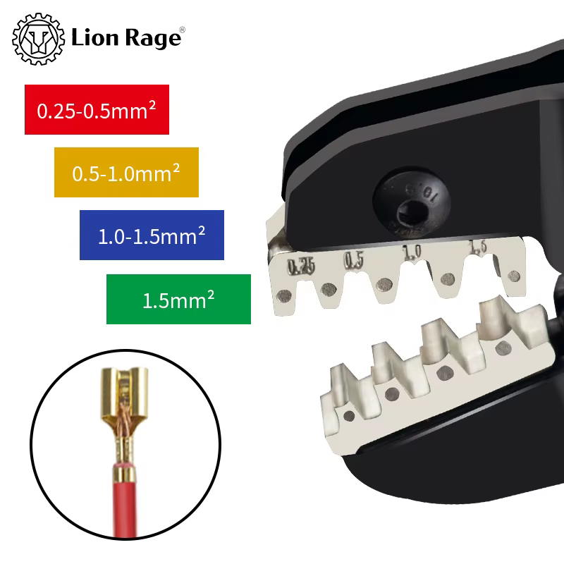 Kit de pinces SN-58B pour outil de sertissage à cliquet, pour bornes XH2.54/DuPont2.54/2.8/4.8/6.3/n