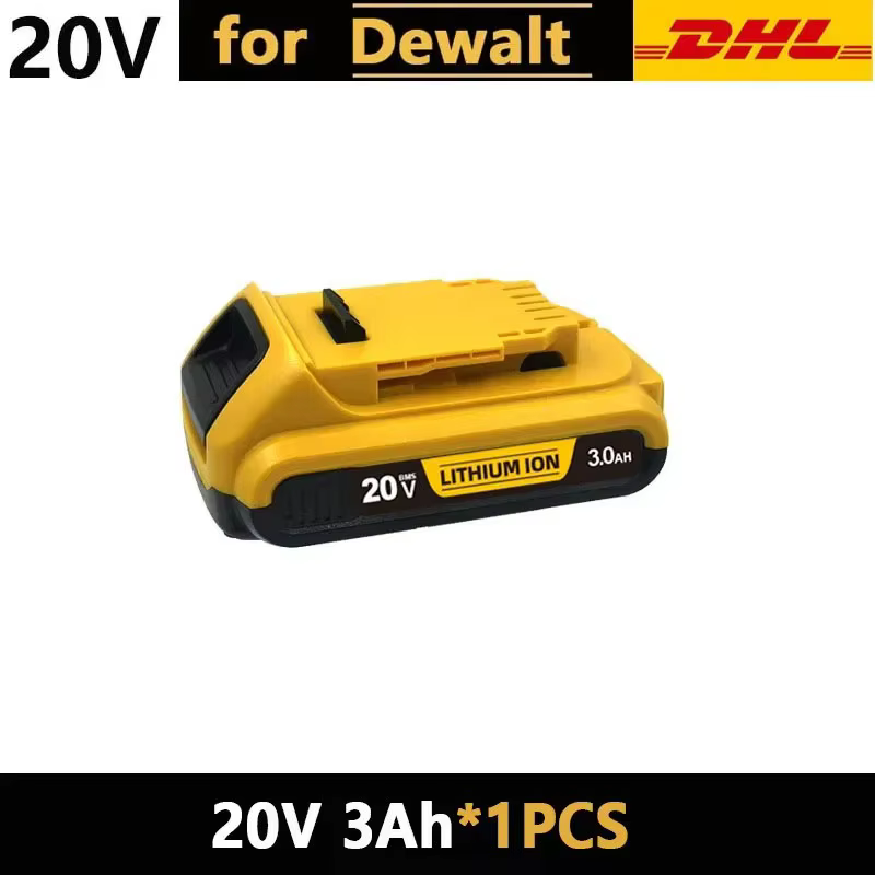 Batterie rechargeable 12,0 Ah pour Dewalt 20V, compatible avec les visseuses sans fil, perceuses, cl
