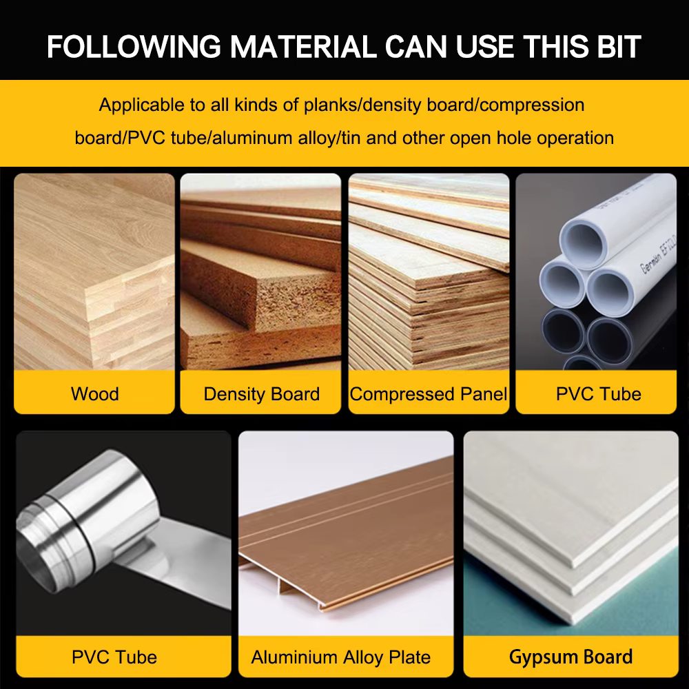 Livraison gratuite 150-210mm bimétallique bois trou scies peu pour le travail du bois bricolage coup