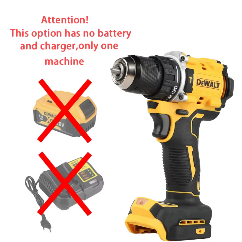 Perceuse-visseuse à percussion sans fil DEWALT DCD805 20V MAX XR, outil nu compact rechargeable à co