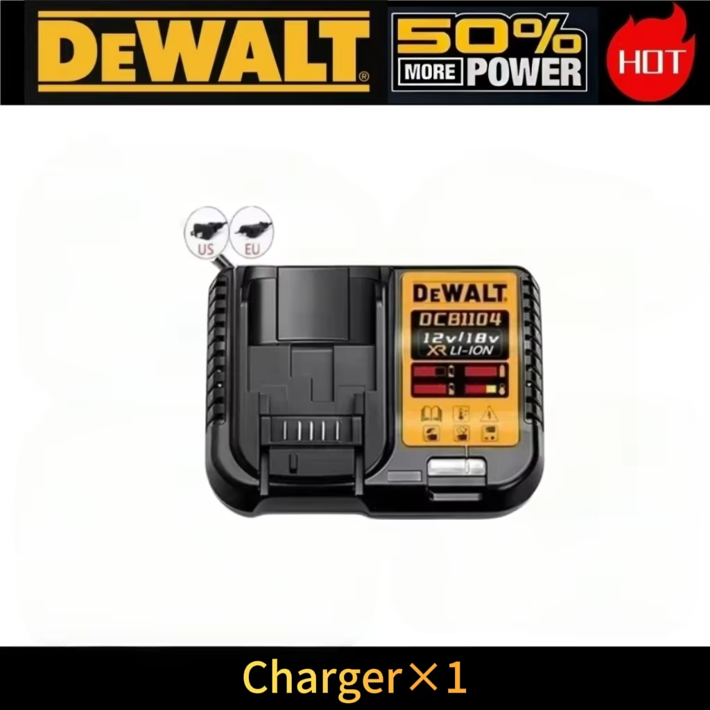 Batterie d'origine DeWalt 6.0Ah/5.0Ah 20V remplaçable DCB184 DCB200 DCF892 DCF845 DCF850 DCF911 DCD8