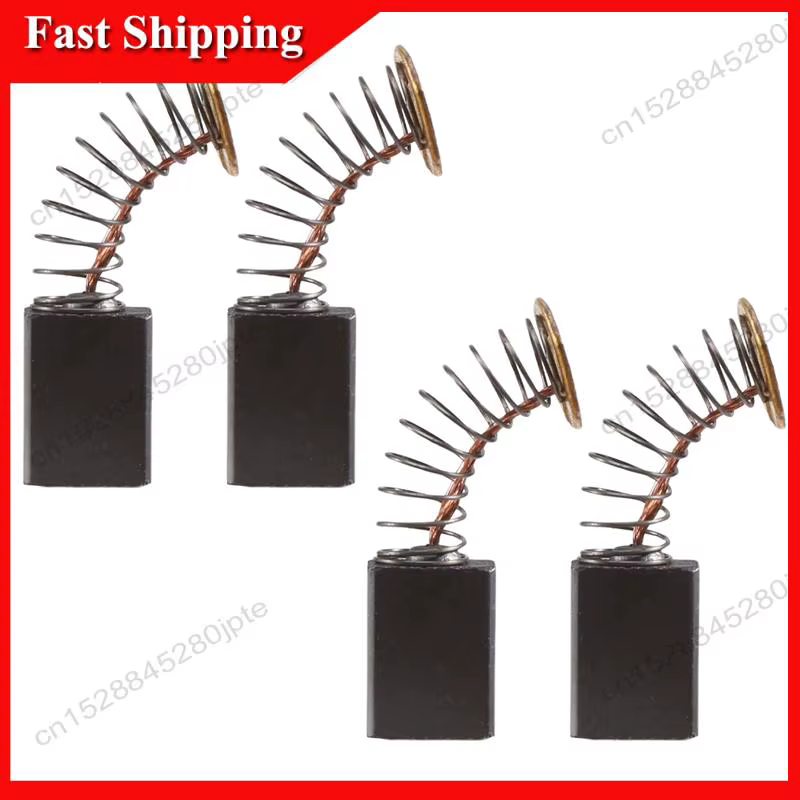 -ABUB 2 paires 12X9X6 Mm brosses à charbon outil électrique pour moteur à percussion électrique