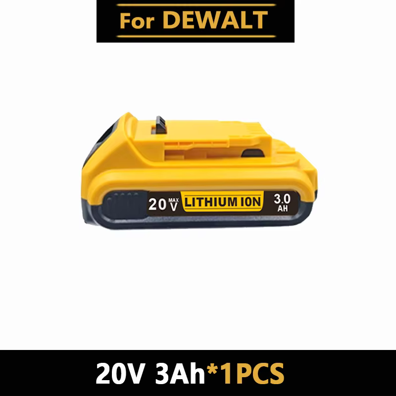 Batterie de remplacement pour outils électriques DeWalt 18v 20V Lithium-Ion, 20V 12Ah DCB203 Li-Ion,
