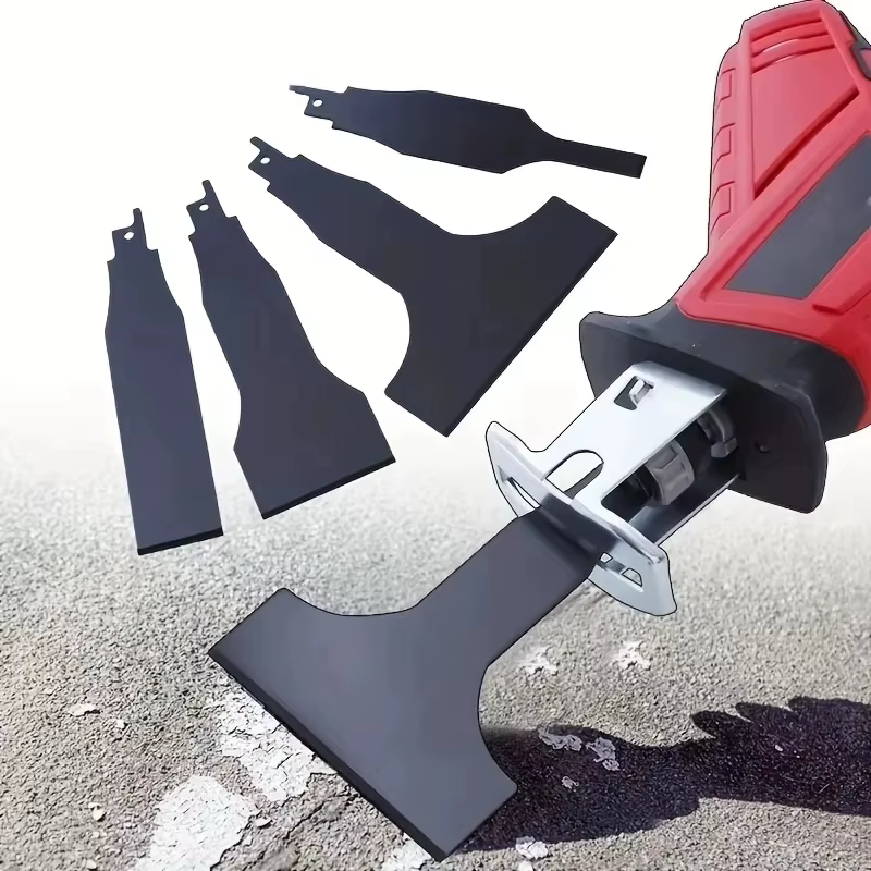 Lames de scie alternative multi-tailles 4 pièces, robustes, pour l'élimination de l'acier, des carre