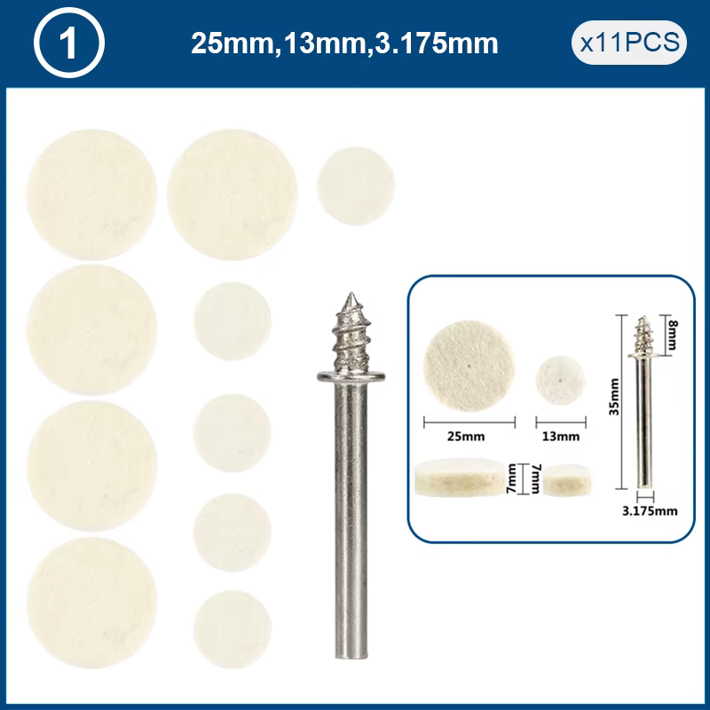 CMCP accessoires d'outils rotatifs pour perceuse Dremel ponçage meulage polissage accessoires Dremel
