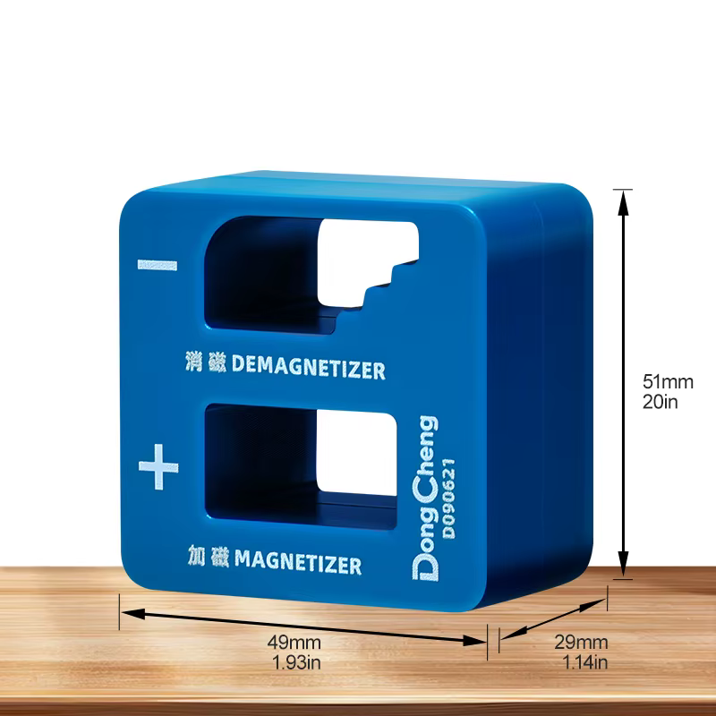 Magnétiseur/démagnétiseur compact et portable 49x29x51mm – Outil magnétique mini pour tournevis et e