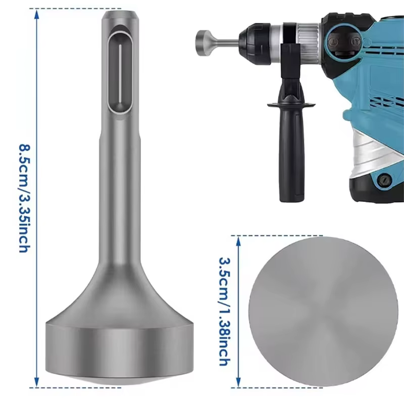 Embout de fixation pour tige de terre SDS Plus 85x35MM pour le fixation de tiges de terre pour marte