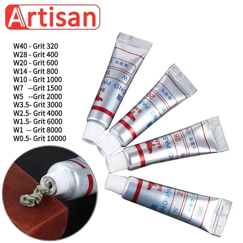 Pâte Abrasive Diamant 2 Pièces W0.5 ~ 40 Grain 320 ~ 10000 #   Outils abrasifs de polissage de meula