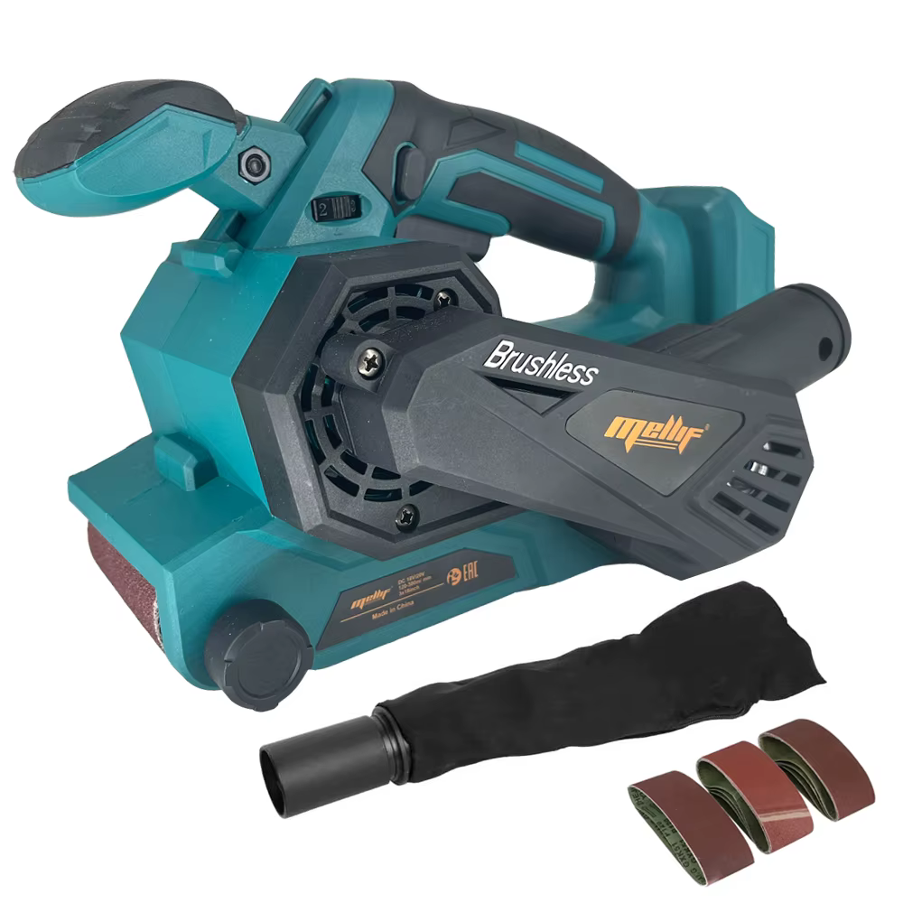 Ponceuse à bande sans fil Mellif pour batterie MAKITA 18V (outil uniquement) Ponceuse électrique san